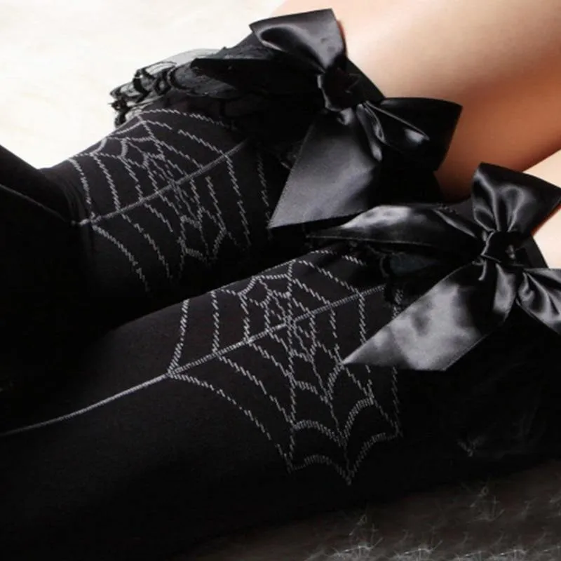 Spider's Web Stockings