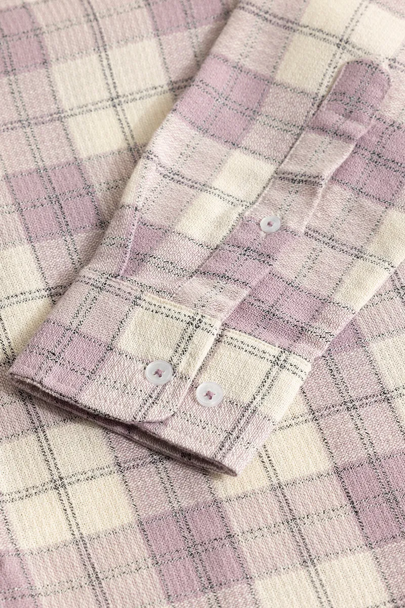 Summer Bliss Lavender Checks Shirt