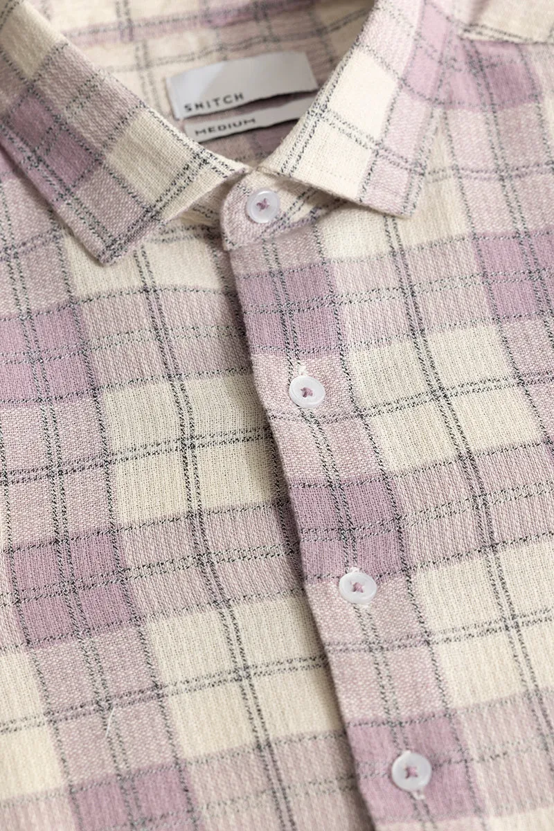 Summer Bliss Lavender Checks Shirt