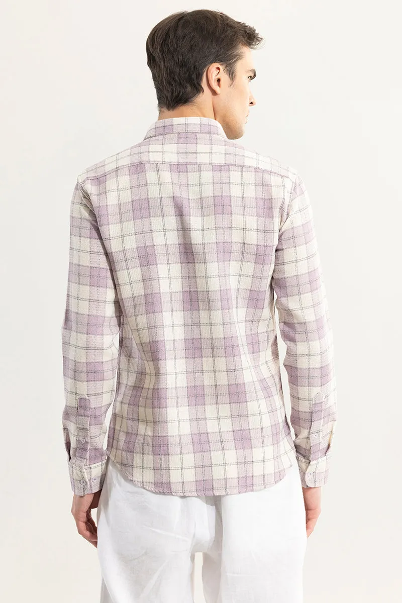 Summer Bliss Lavender Checks Shirt