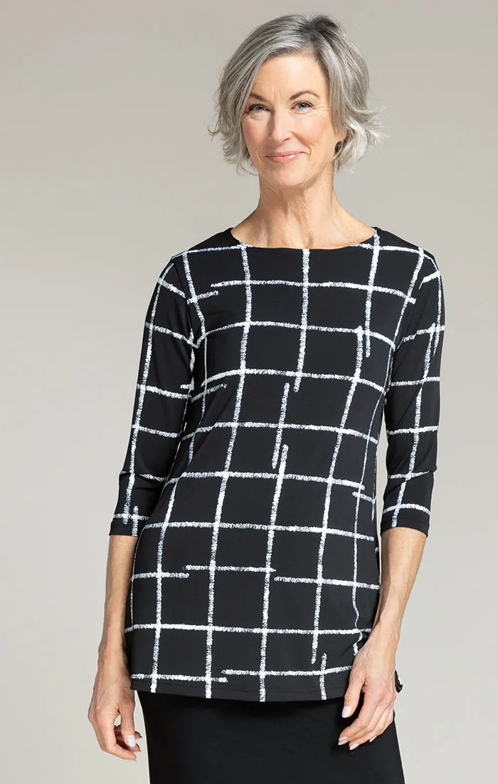 Sympli Crosshatch Nu Ideal Tunic