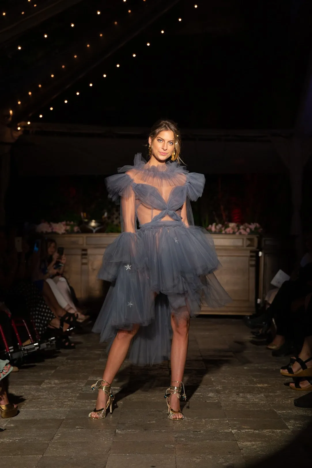 Tulle cocktail gown ethereal