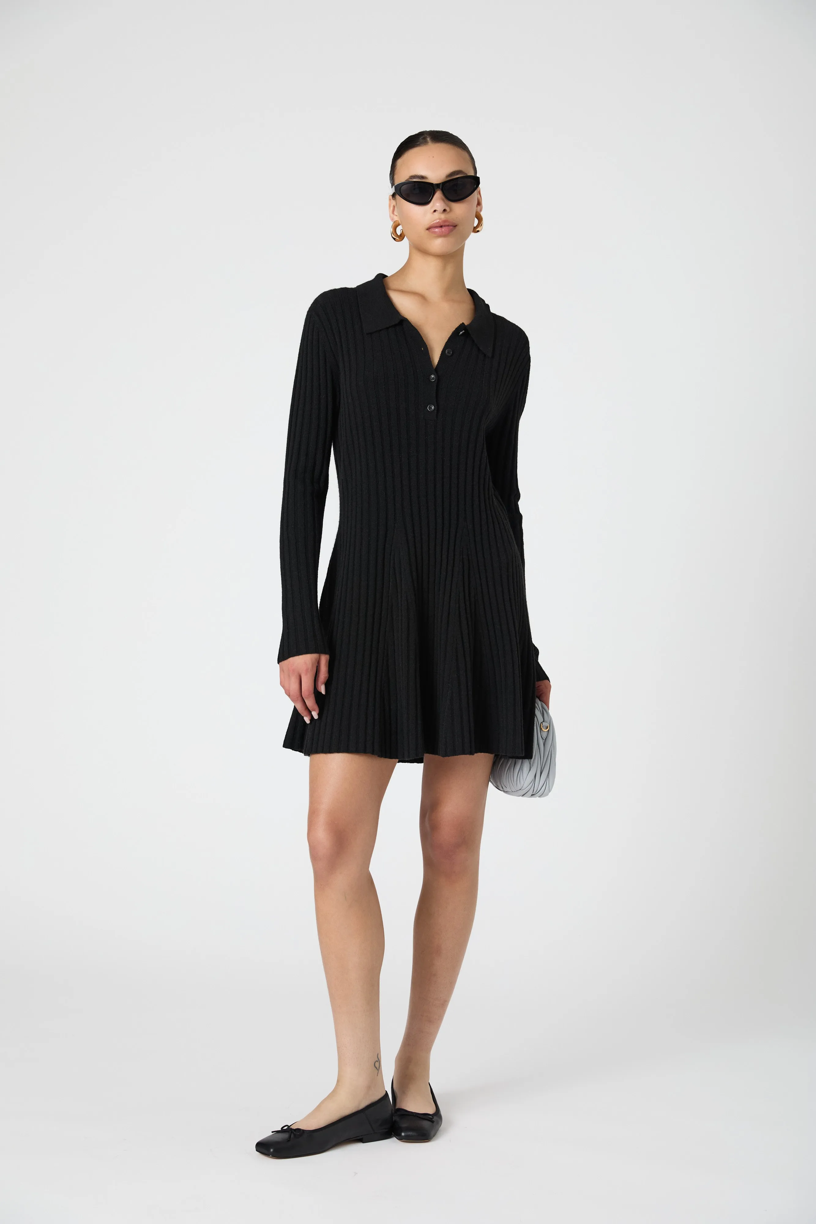 Vhari Button Up Dress