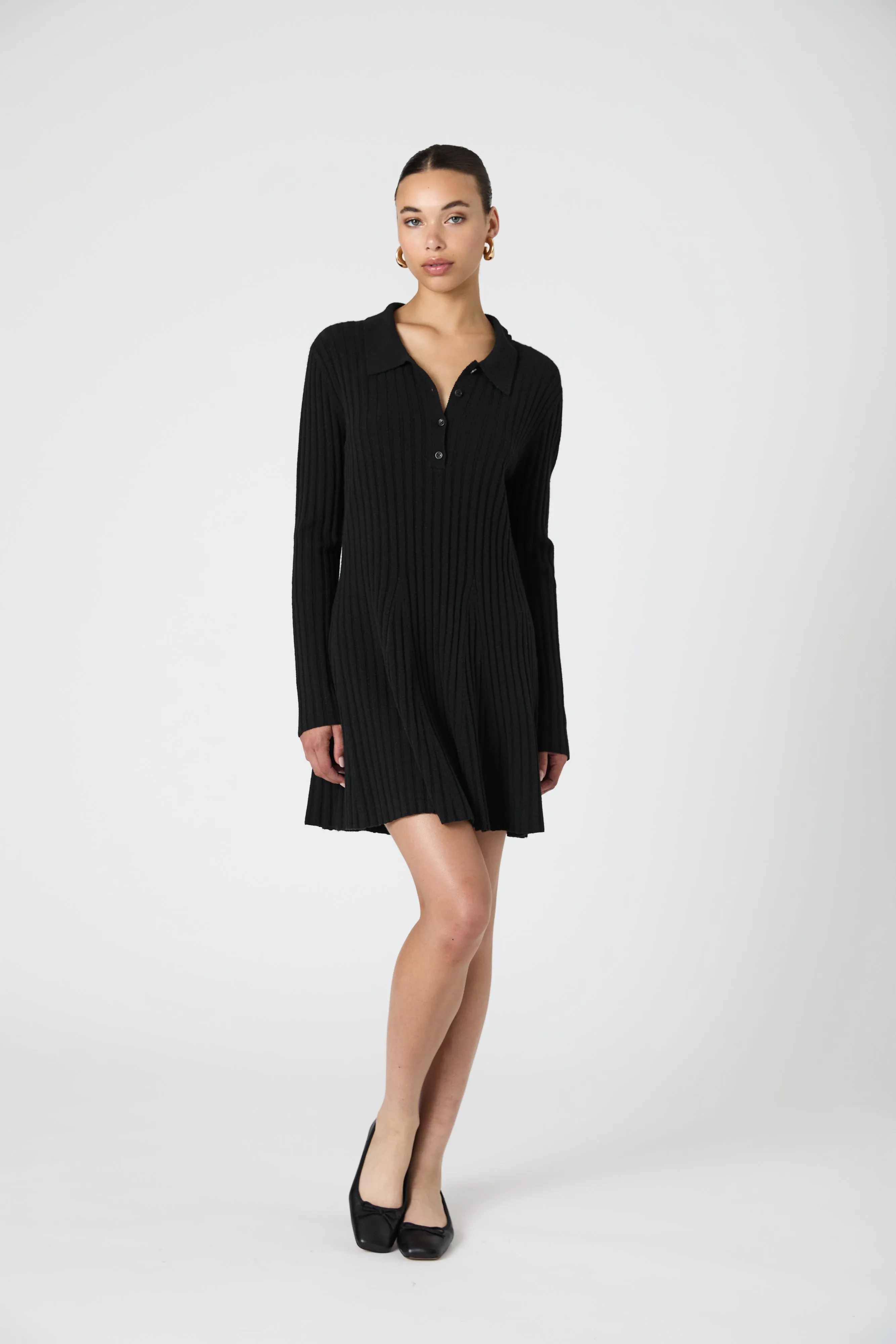 Vhari Button Up Dress