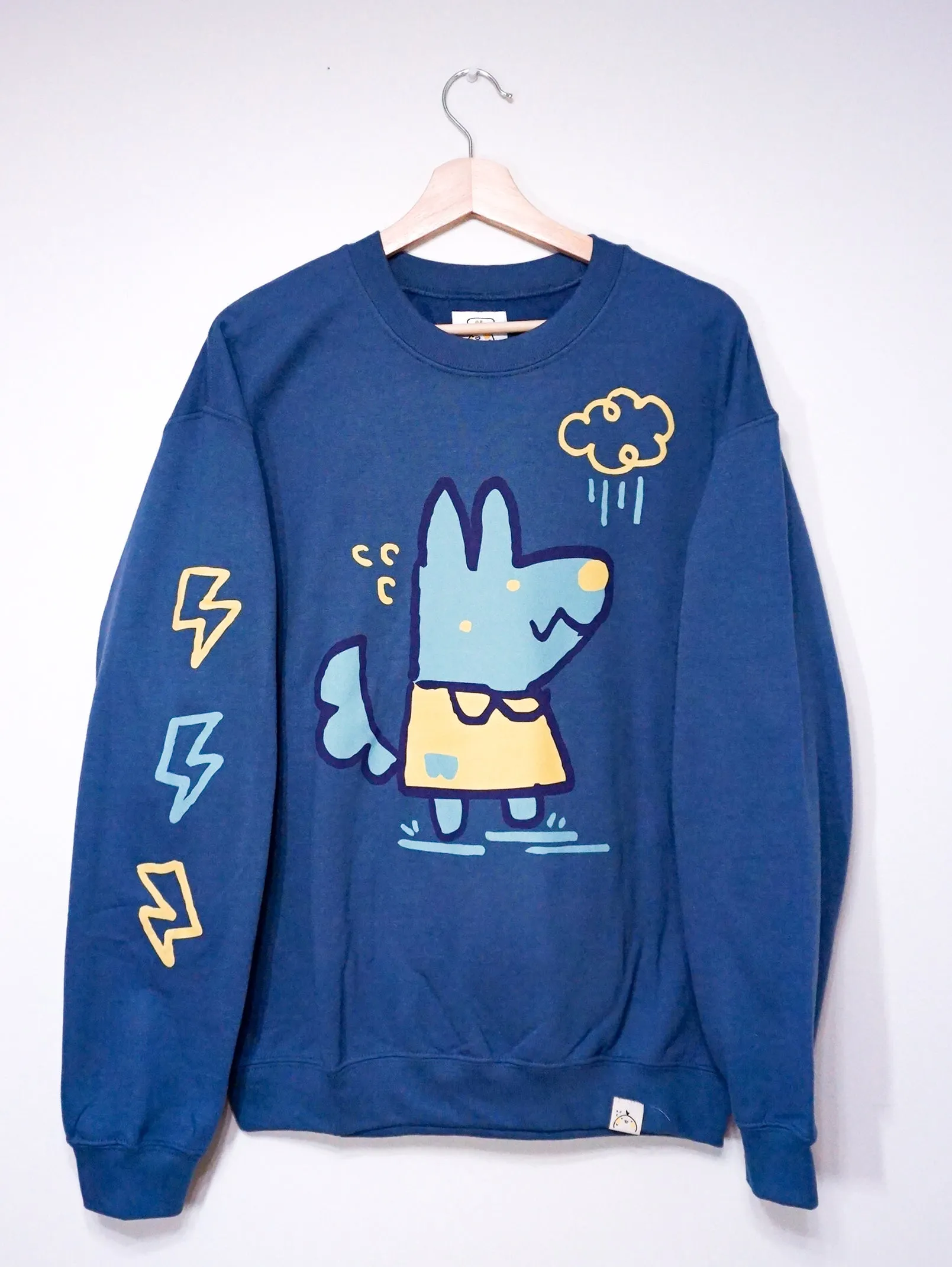 Thunder Wolf Graphic Sweater